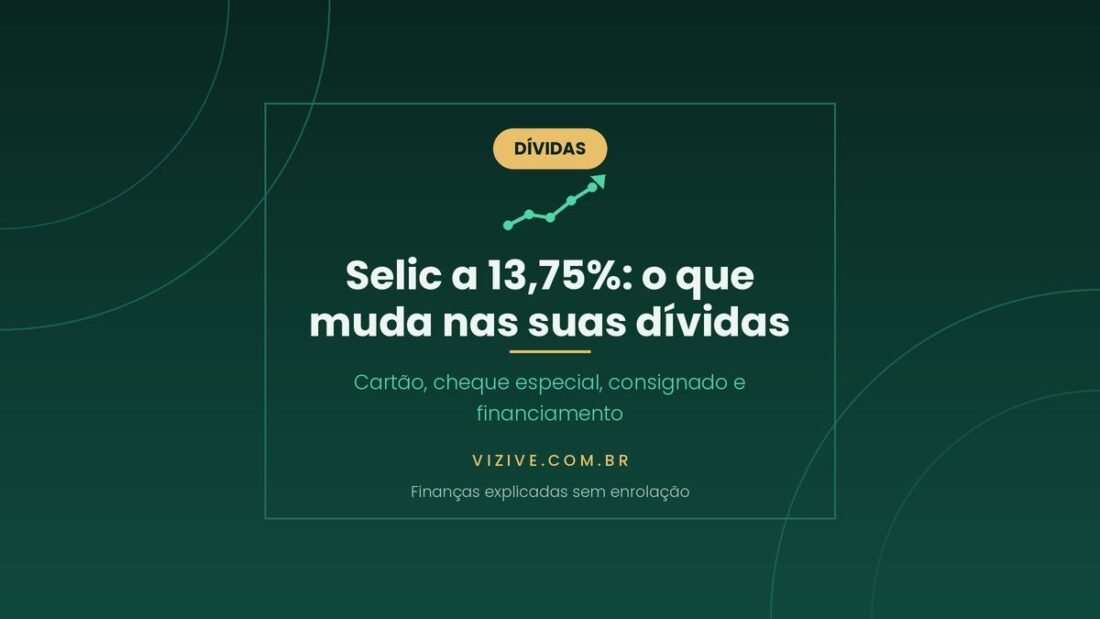Arte do artigo sobre o que o corte da Selic para 13,75 por cento muda no cartao, cheque especial, consignado e financiamento Arte do artigo sobre o que o corte da Selic para 13,75 por cento muda no cartao, cheque especial, consignado e financiamento
